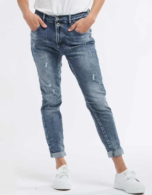 Emma Stretch Jean - Denim Denim Skirt Trend