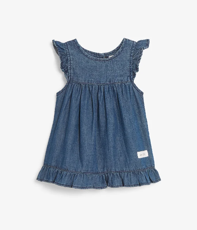 Baby blue denim dress Loose Fit Denim