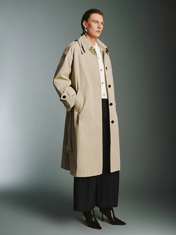 Tab Collar Trench Coats