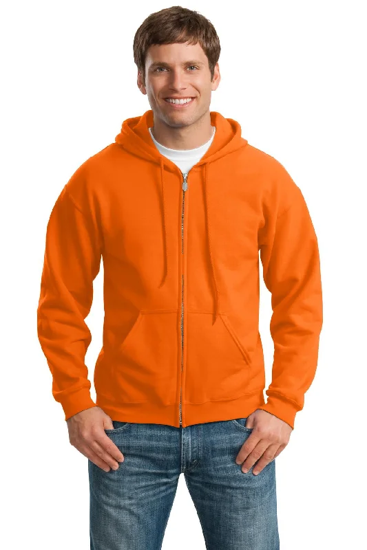 Gildan - Heavy Blend Full-Zip Hooded Sweatshirt. 18600 Cotton Hoodie Sweatshirt