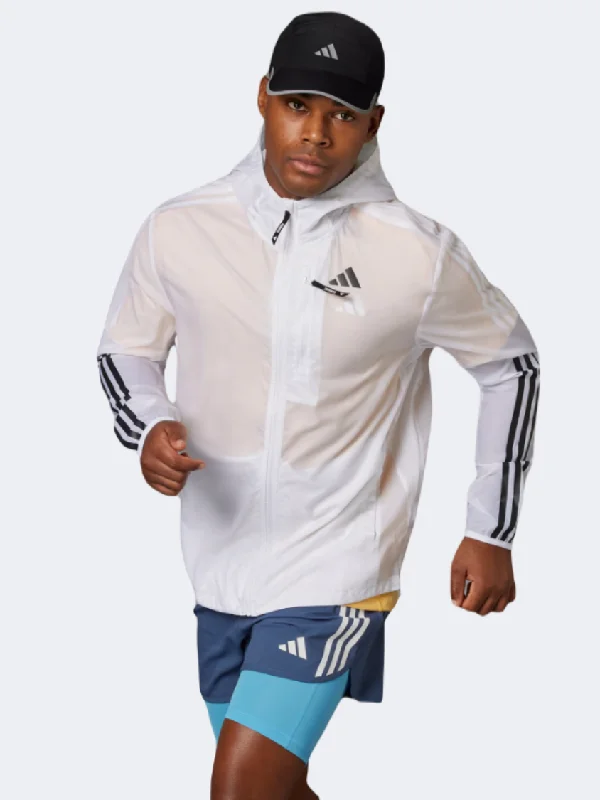 Adidas Own The Run Men Running Jacket White Women's Columbia jackets