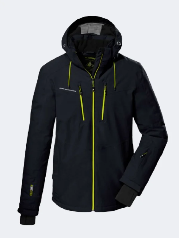 Killtec Ksw 44 Men Skiing Jacket Black Women's commuter jackets