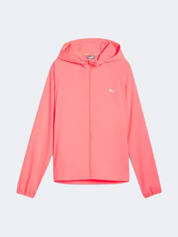 Puma Run Favorite Women Running Jacket Sunset Glow Women's date night jackets