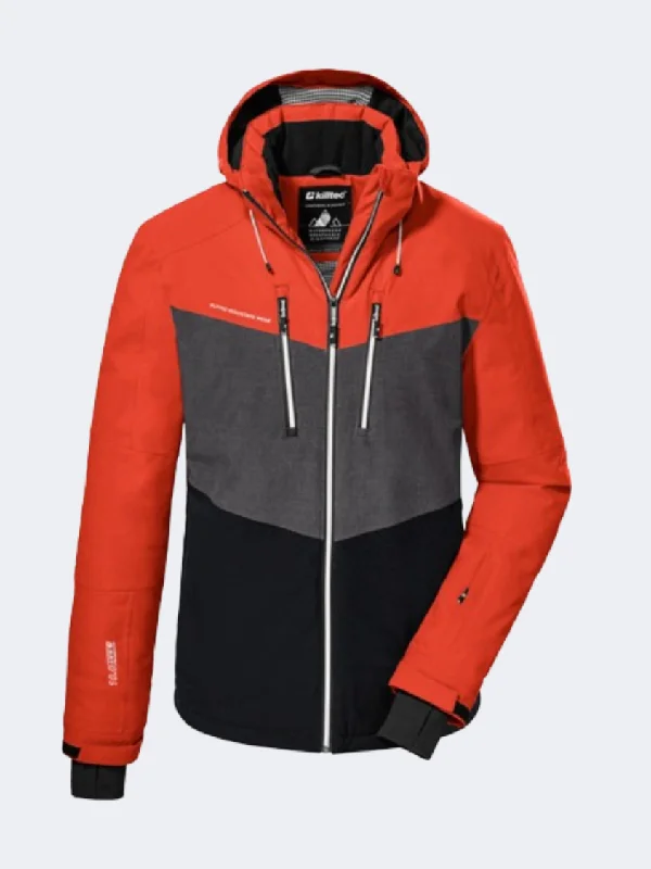 Killtec Ksw 45 Men Skiing Jacket Orange/Anthracite Women's best value jackets