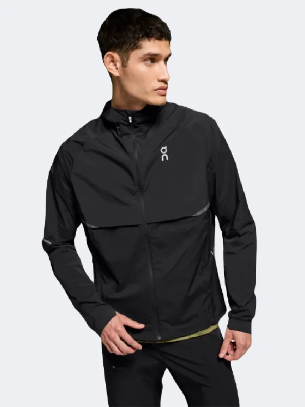 On Core Men Running Jacket Black Women's warm jackets