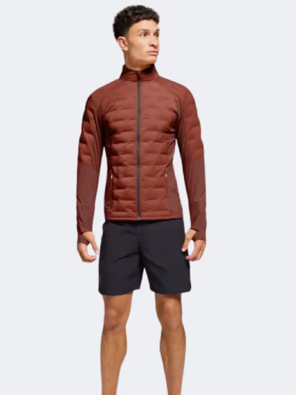 On Climate Men Running Jacket Auburn/Ruby Women's eco-friendly jackets