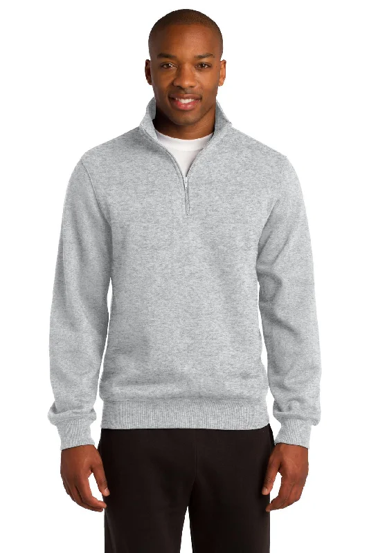 Sport-Tek 1/4-Zip Sweatshirt. ST253 Soft Sweatshirts with Logo