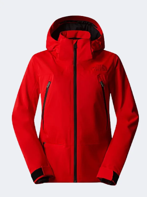 The North Face Lenado Women Skiing Jacket Fiery Red Women's lightweight jackets