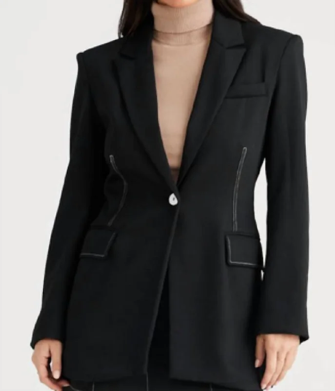 Chelsea Blazer In Black Women’s Blazer Fashion