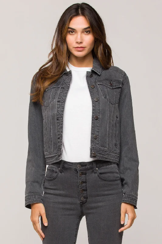 Velvet Heart Gloria Charcoal Denim Jacket