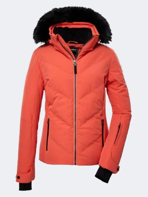 Killtec Ksw 58 Women Skiing Jacket Coral Women's fitted jackets