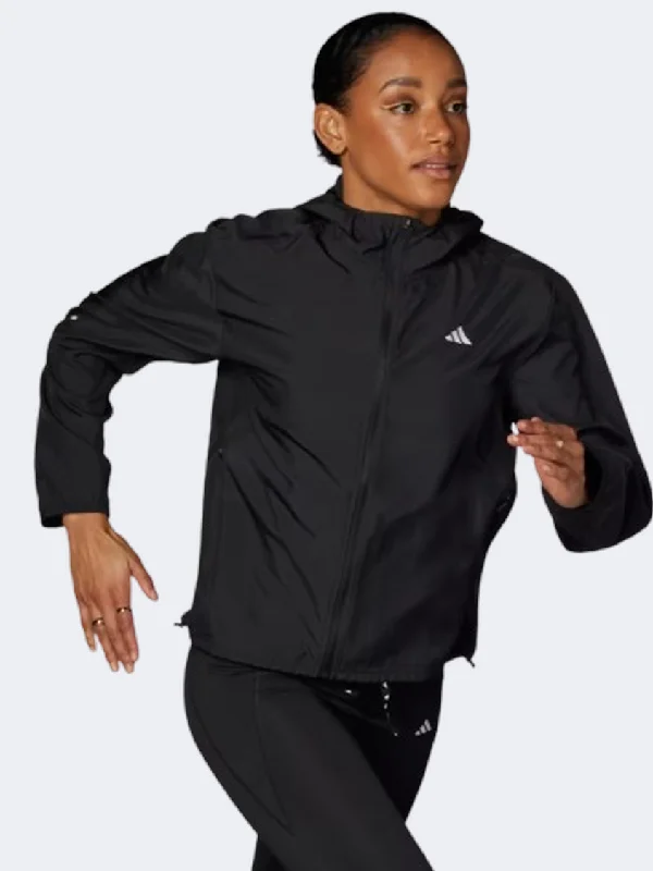 Adidas Run It Women Running Jacket Black Women's lightweight summer jackets