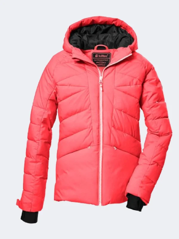 Killtec Ksw 116 Girls Skiing Jacket Coral/Pink Women's streetwear jackets