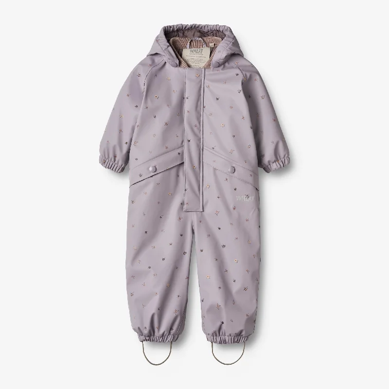 Thermo Rainsuit Aiko | Baby - lavender flowers
