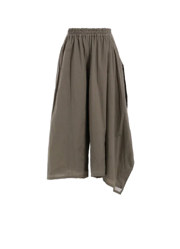 COTTON LAWN GARMENT DYE ELASTIC PANTS