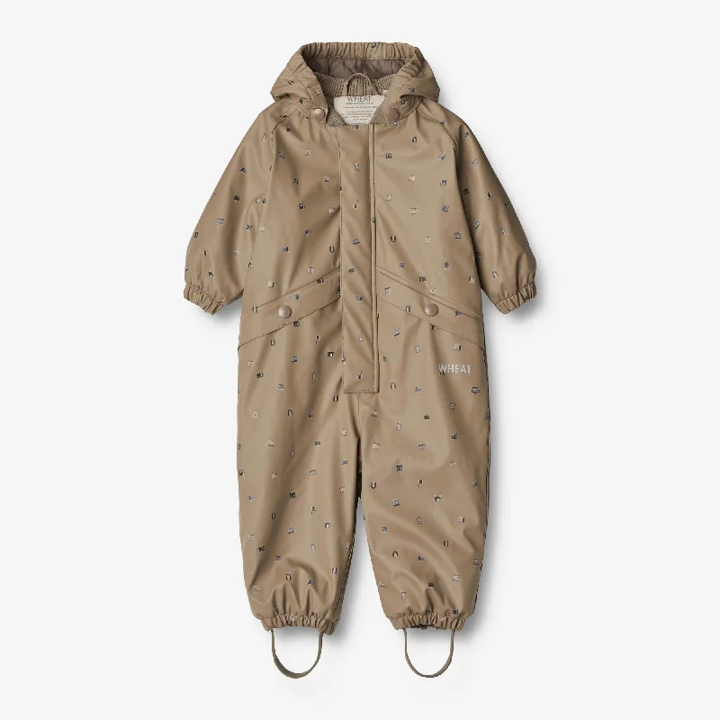 Thermo Rainsuit Aiko | Baby - dry grey houses