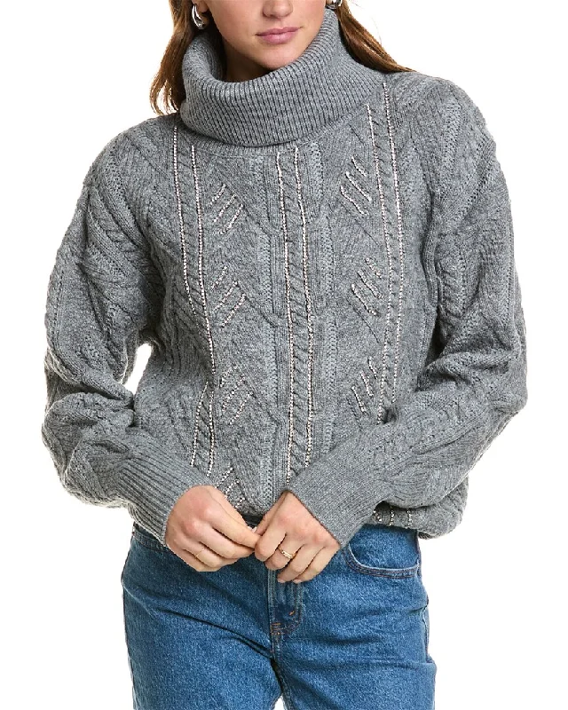 Ramy Brook Annabelle Wool-Blend Sweater Cashmere sweaters