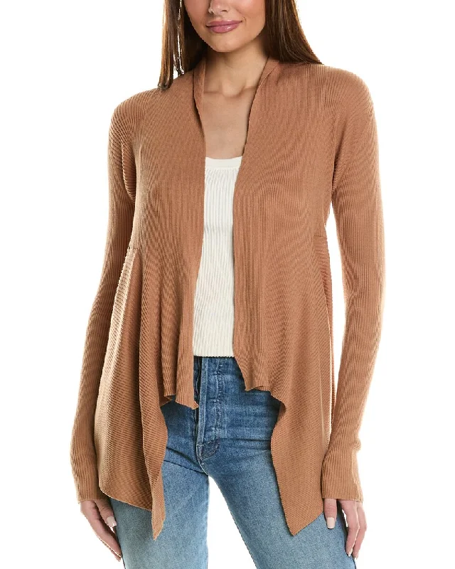 Autumn Cashmere Rib Drape Cardigan Date night sweaters