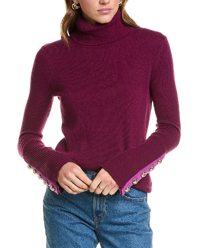 Ramy Brook Brianna Wool-Blend Sweater Crewneck sweaters