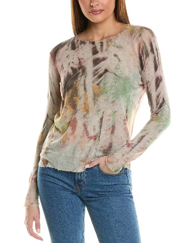 Autumn Cashmere Distressed Shirt Lightweight sweaters