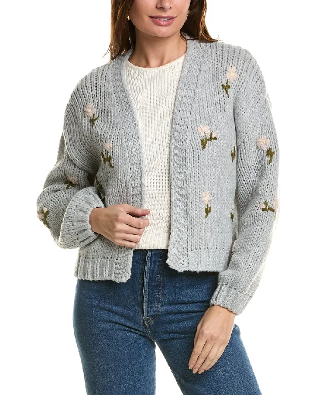 Anna Kay Rivers Cashmere-Blend Cardigan Lightweight sweaters