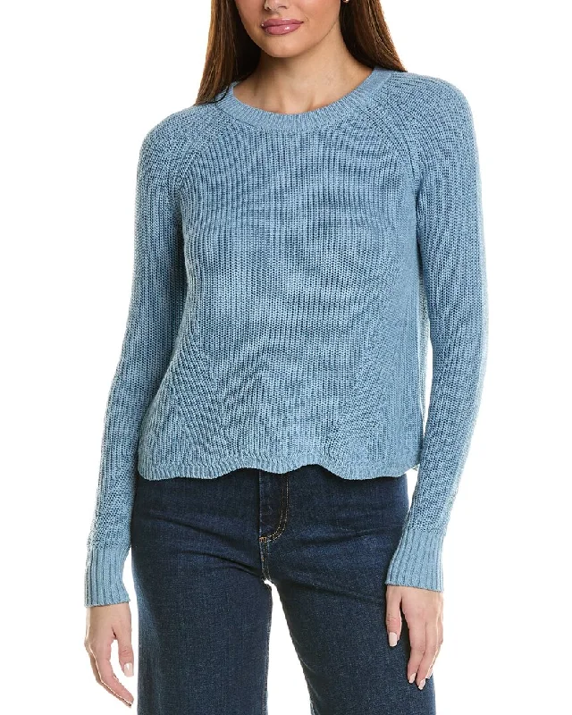 Autumn Cashmere Scalloped Sweater Classic sweaters