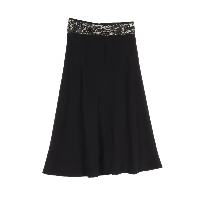 ADORE Polyester Georgette Skirt Black Short unclassified skirts