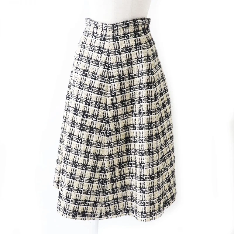 GUCCI Women's Tweed G Logo Flared Skirt High-end unclassified skirts