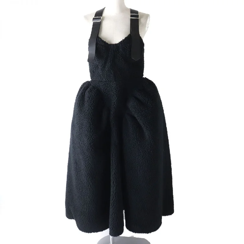 Noir Kay Ninomiya Comme des Garcons Boa Leather Dress Skirt M Engagement unclassified skirts