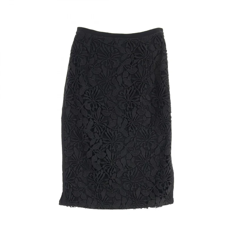 Numero Ventuno N°21 Polyester Skirt Black Denim unclassified skirts