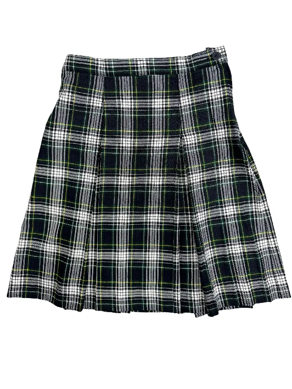 Plaid 61 Kick Pleat Skirt A-line unclassified skirts