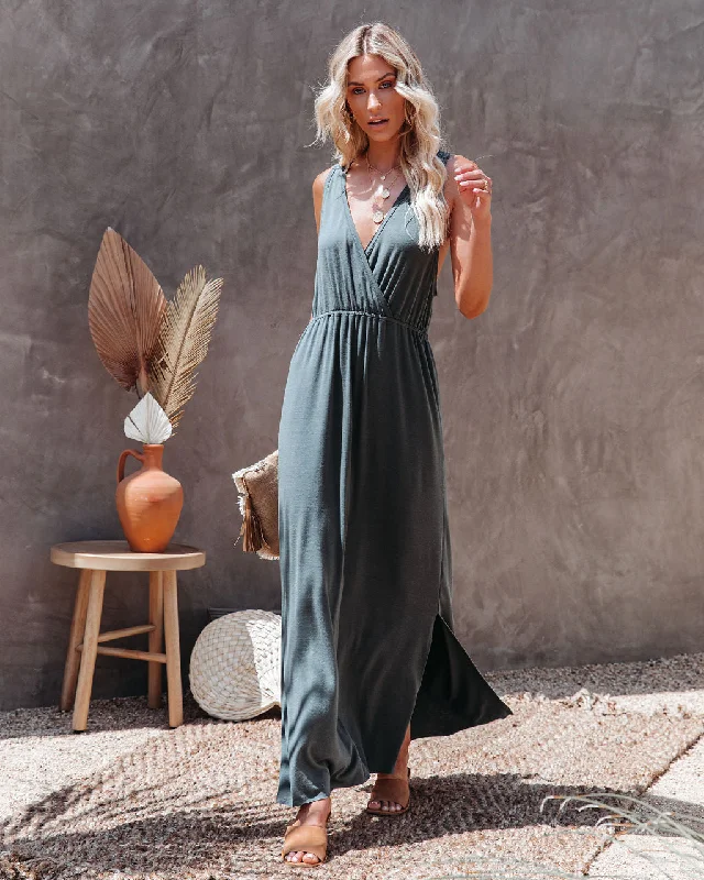 Choose Wisely Knit Maxi Dress - Olive Festival maxi dresses