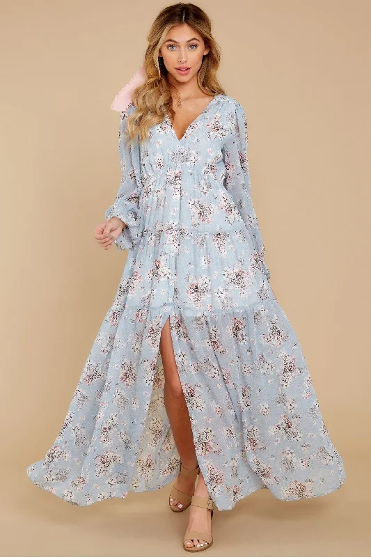 Dashing Daisies Chiffon Boho Maxi Dress - FINAL SALE H&M maxi dresses