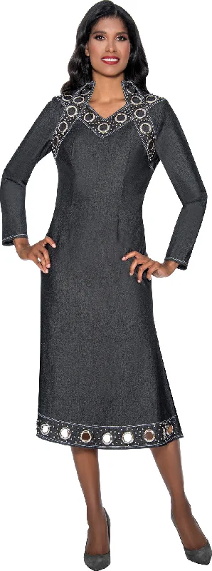 Divine Apparel DS63891 Long Sleeve Short Midi Dress Women's midi dresses