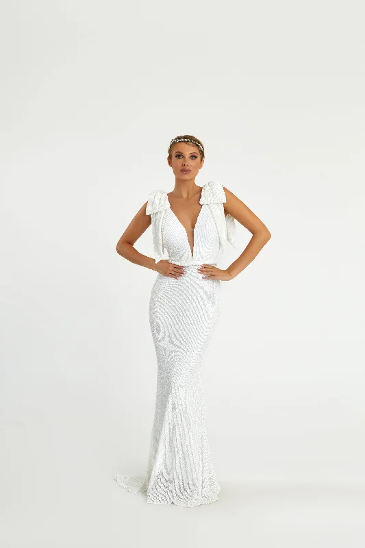 Nicole Bakti 7031 Bold pattern unclassified dresses