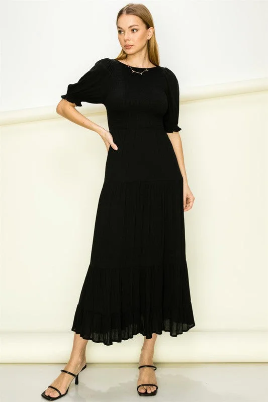 Catch Me a Dream Smocked Maxi Dress Formal Maxi Skirt