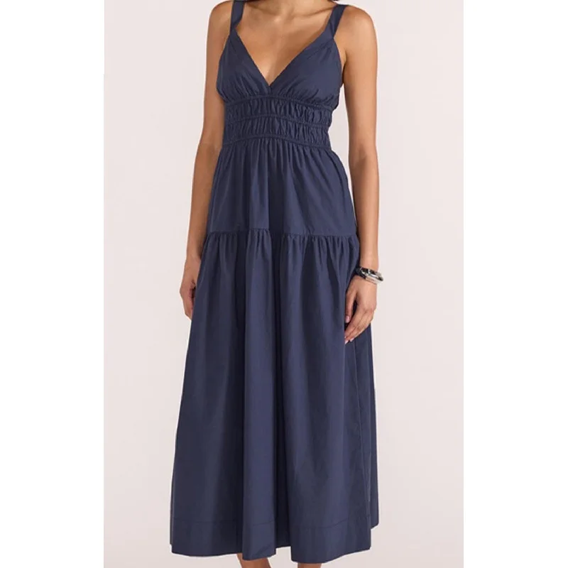 Dress Asta Maxi Sundress Pleated Maxi Skirt